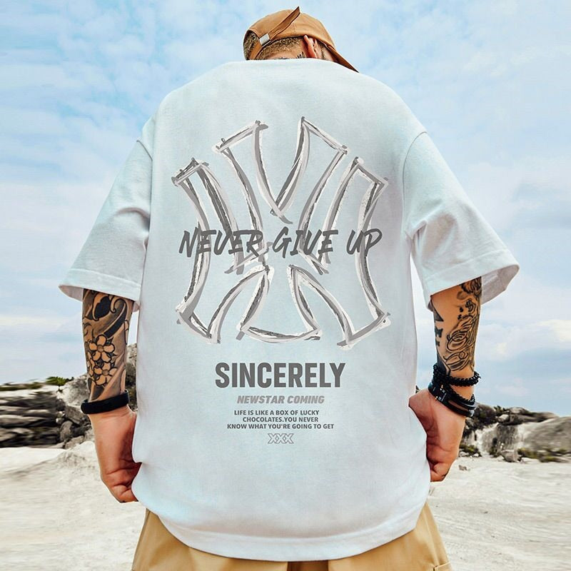 Oversized Men shirt Short Sleeve